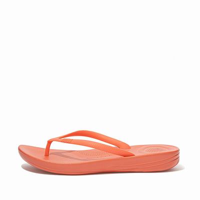 Fitflop Iqushion Ergonomic - Flip Flops Damen - Koralle Rosa (VXS127869)